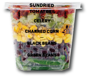 Charred Corn Salad with Mint Dressing 